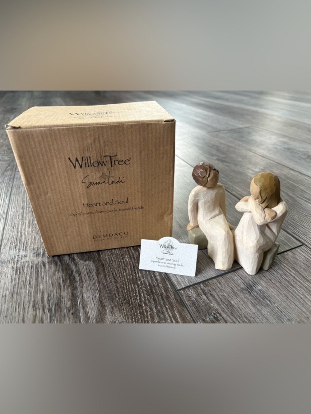 NIB Demdaco “Heart and Soul Willow Tree Figurine